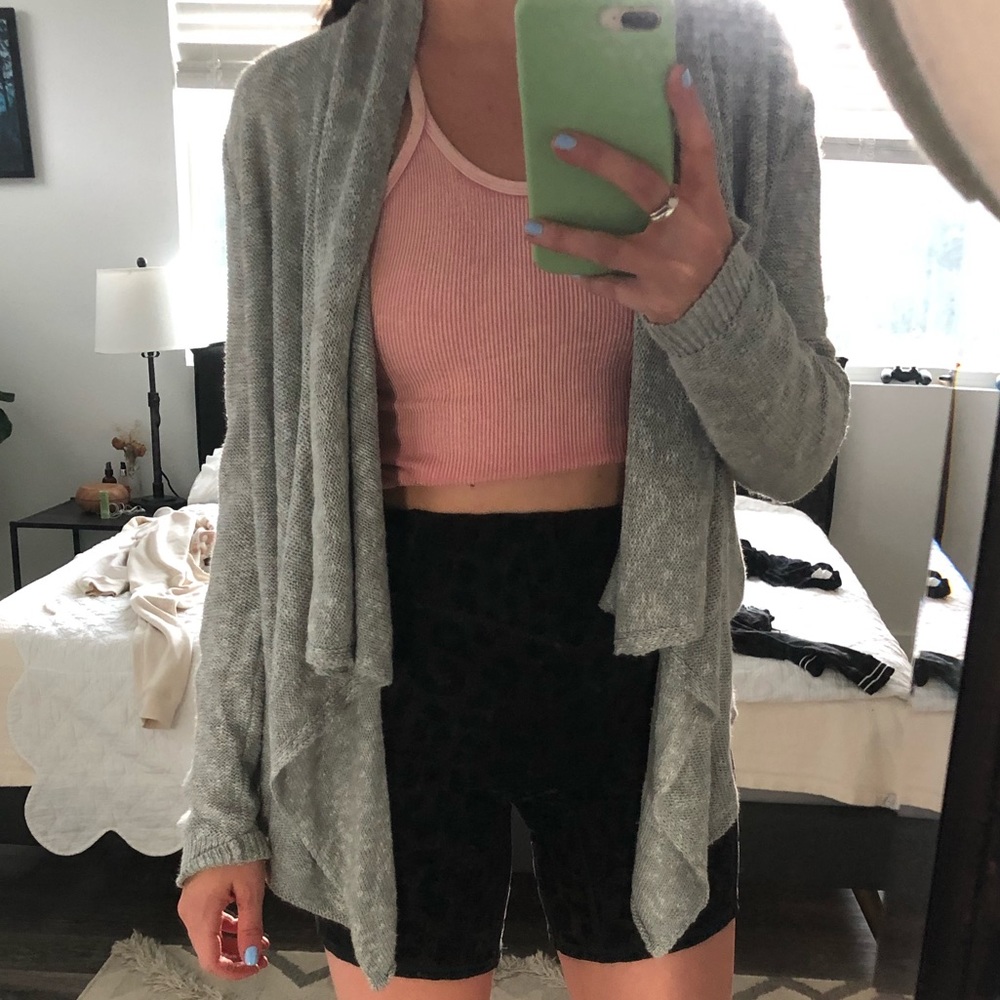 Gray Cardigan